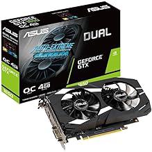 ASUS GeForce GTX 1650 Overclocked 4GB Dual-Fan Edition VR Ready HDMI DP 1.4 DVI gddr6 pci_e_x16 Graphics Card (Dual-GTX1650-O4G)