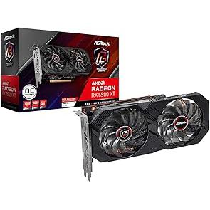ASRock AMD Radeon RX 6500XT Phantom Gaming pci_e_4 D OC 4GB GDDR6, AMD RDNA 2