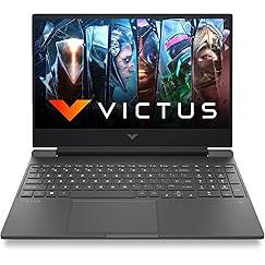 HP Victus, AMD Ryzen 5-5600H, 4GB NVIDIA RTX 3050 Gaming Laptop (8GB RAM, 512GB SSD) 144Hz, IPS 15.6"/39.6cm, Flicker-Free, Win11, MS Office, Mica Silver, 2.37Kg, Enhanced Cooling, Backlit, fb0050AX