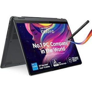 Lenovo Smartchoice IdeaPad Flex 5 12th Gen Intel Core i5-1235U 14"(35.56cm) WUXGA IPS 2-in-1 Laptop (16GB/512GB SSD/Win 11/Office 21/Backlit KB/Fingerprint/FHD Camera/Alexa/Grey/1.5Kg), 82R700JJIN