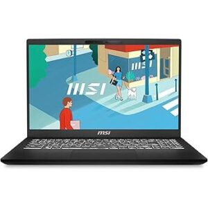 MSI Modern 15 H, Intel 13th Gen i9-13900H, 40CM Thin & Light Laptop(16GB/512GB NVMe SSD/Windows 11 Home/Office 2021/Classic Black/1.9Kg), B13M-224IN