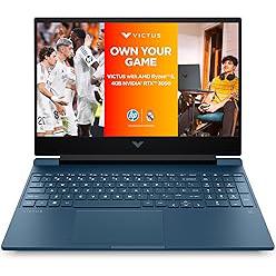 HP Victus, AMD Ryzen 5 5600H, NVIDIA RTX 3050, 16GB DDR4, 512GB SSD (Win11, Office21, Blue, 2.37kg) 144Hz, 9MS, IPS, 15.6-inch(39.6cm) Gaming Laptop, Backlit kb, Enhanced Cooling, fb0106AX/Fb0112AX
