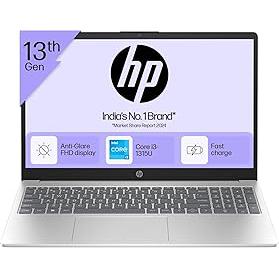 HP 15, 13th Gen Intel Core i3-1315U, 8GB DDR4, 512GB SSD, (Win 11, Office 21, Grey, 1.59kg), Anti-Glare, Micro-Edge,15.6-inch(39.6cm), FHD Laptop, Intel UHD Graphics, 1080p FHD Camera, fd0006TU