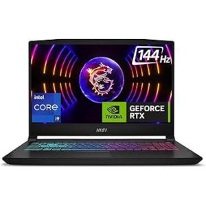 MSI Katana 15, Intel Core i9-13900H, 40CM FHD 144Hz Gaming Laptop (8GBx2/1TB NVMe SSD/Windows 11 Home/Nvidia GeForce RTX 4060, GDDR6 8GB/Black/2.25Kg), B13VFK-843IN