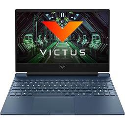 HP Victus Gaming Laptop, AMD Ryzen 5 5600H, AMD 4GB Radeon RX 6500M Graphics, 15.6-inch (39.6 cm), FHD, IPS, 8GB DDR4, 512GB SSD, Backlit KB, B&O (Win 11, Blue, 2.29 kg), fb0147AX
