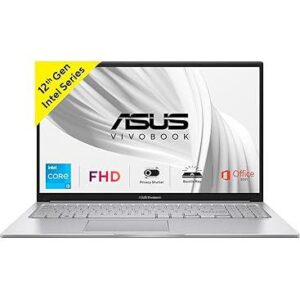 ASUS Vivobook 15, Intel Core i3-1215U, 15.6" FHD 16:9 60Hz 250nits, (8GB RAM/512GB SSD/Intel UHD Graphics/Win 11 Home/Office 2021/Backlit/42WHr Battery/Cool Silver/1.7 Kg), X1504ZA-NJ320WS
