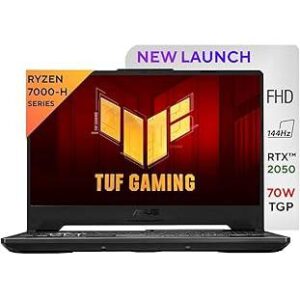 ASUS TUF Gaming A15, 15.6" (39.62cm) FHD 16:9 144Hz, AMD Ryzen 7 7435HS, Gaming Laptop (16 DDR5/512GB SSD/NVIDIA GeForce RTX 2050/Windows 11 Home/Graphite Black/2.30 Kg), FA506NFR-HN045W