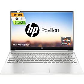 HP 15 Pavilion AMD Ryzen 5 7530U, 15.6-inch FHD, 8GB DDR4, 512GB SSD, AMD Radeon Graphics, 720p HD Camera, Backlit KB, Audio by B&O (Win 11 Home, MSO 2021, Silver, 1.75 kg), eh3036AU / EH2050AU