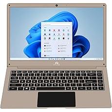 Walker Thin & Light Laptop,14.1"(4GB RAM,128GB SSD)| FHD IPS Display 1920 * 1080 Resolution | Celeron Processor N4020 (Gemini Lake)| UHD Graphics 600|Webcam | Windows 11 Home | Champagne Gold