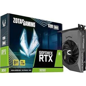 ZOTAC Gaming Geforce RTX 3050 ECO Solo 8GB GDDR6 Graphics Card | 128-Bit 14 Gbps Upto 1777 Mhz GPU | 3 DP 1 HDMI Pci_E_X16 8X Interface | 5 Years (3 + 2 Years Extended Warranty)