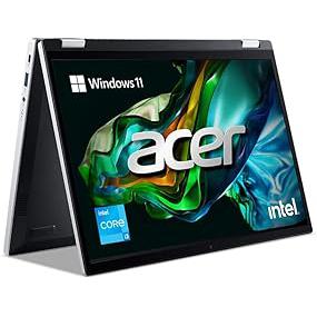 Acer Aspire 3 Spin 14, Intel Core i3-N305, 8GB RAM, 512GB SSD, WUXGA 14", Touchscreen 2-in-1, Windows 11 Home, MS Office, Obsidian Black, 1.54KG, A3SP14-31PT, AES Pen Solution Laptop