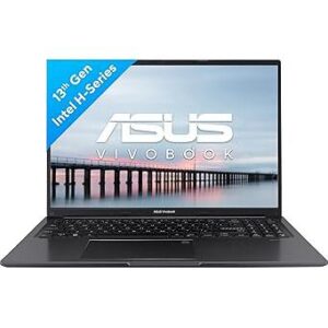 (Refurbished) ASUS Vivobook 16 (2023), Intel Core i9-13900H 13th Gen, 16" (40.64 cm) FHD+, Thin & Light Laptop (16GB/512GB SSD/Intel Iris Xe/Win 11/Office 2021/Backlit KB/Fingerprint/Black/1.88 kg) X1605VA-MB947WS