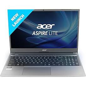 Acer Aspire Lite 12th Gen Intel Core i5-1235U Thin and Light Laptop (Windows 11 Home/16GB RAM/512GB SSD/Intel Iris Xe Graphics) AL15-52, 39.62cm (15.6") Full HD Display, Metal Body, Steel Gray, 1.6 KG
