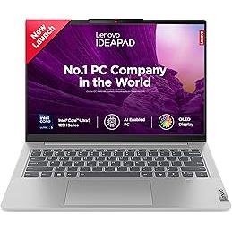 Lenovo IdeaPad Slim 5 Intel Core Ultra 5 125H Built-in AI 14" (35.5cm) WUXGA-OLED 400Nits Thin & Light Laptop (16GB/1TB SSD/Win 11/MSO 21/FHD+IR Cam/1Yr ADP Free/3Mon Game Pass/Grey/1.4Kg), 83DA0049IN
