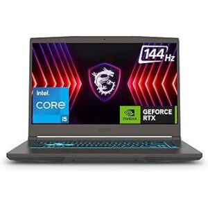 MSI Thin 15, Intel 13th Gen. Core i5-13420H, 40CM FHD 144Hz Gaming Laptop(16GB/1TB NVMe SSD/Windows 11 Home/NVIDIA GeForce RTX 4050,GDDR6 6GB /Cosmos Gray/1.86Kg), B13VE-1802IN