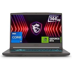 MSI Thin 15, Intel 12th Gen. Core i7-12650H, 40CM FHD 144Hz Gaming Laptop(16GB/1TB NVMe SSD/Windows 11 Home/NVIDIA GeForce RTX 3050,GDDR6 4GB/Cosmos Gray/1.86Kg), B12UC-1690IN