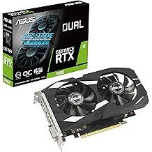 ASUS Dual NVIDIA GeForce RTX 3050 6GB OC Edition Gaming Graphics Card - PCIe 4.0, 6GB GDDR6 Memory, HDMI 2.1, DisplayPort 1.4a, 2-Slot Design, Axial-tech Fan Design, 0dB Technology, Steel Bracket