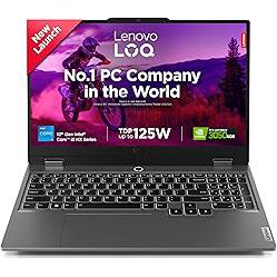 Lenovo Smartchoice LOQ, Intel Core i5-12450HX, 12th Gen, RTX 3050-6GB, 16GB RAM, 512GB SSD, FHD 144Hz 300Nits, 15.6"/39.6cm, Windows 11, MS Office 21, Grey, 2.4Kg, 83GS003UIN, Gaming Laptop