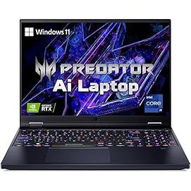 Acer Predator Helios 16 Gaming Laptop 14th Gen Intel Core i9 Processor (Windows 11 Home/16 GB/1 TB SSD/NVIDIA GeForce RTX 4070) PH16-72 with 40.64 cm (16") WQXGA Display