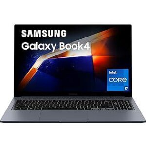 Samsung Galaxy Book4 (Gray, 16GB RAM, 512GB SSD) | 15.6" Full HD Screen | Intel Core i7 1355U Processor | Windows 11 Home | MS Office 2021 | Fingerprint Reader | Intel Iris XE Graphics | RJ45 LAN Port