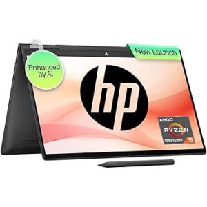 HP Envy x360 2-in-1 Laptop 15,AMD Ryzen™ 5 7530U,15.6-inch(39.6 cm),FHD,16GB LPDDR4x,512GB SSD,Multi-Touch Enabled,Dual Speakers,Win 11,Nightfall Black Aluminum,1.82 kg,15-fh0031AU