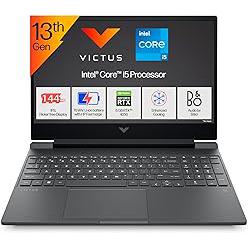 HP Victus, 13th Gen Intel Core i5-13420H, 6GB RTX 4050 Gaming Laptop (16GB DDR4, 512GB SSD) 144Hz, IPS, 15.6"/39.6cm, Flicker-Free, Win 11, Office 21, Mica Silver, 2.29kg, Enhanced Cooling, fa1319TX