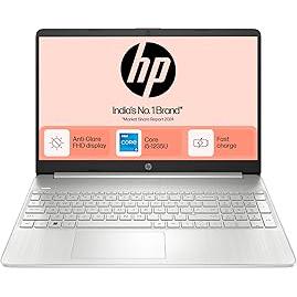 HP 15s, Intel Core i5 12th Gen-1235U Laptop (8GB RAM, 512GB SSD) Anti-Glare, 15.6"/39.6cm, FHD, Win 11, Office 2021, Silver, 1.69Kg, Intel UHD Graphics, Backlit Keyboard, HD Camera, fy5008TU