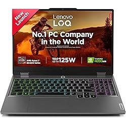 Lenovo LOQ 2024 AMD Ryzen 7 8845HS 15.6" (39.6cm) 144Hz 300Nits FHD IPS Gaming Laptop (16GB/512GB SSD/NVIDIA RTX 4050 6GB Graphics/100% sRGB/Win 11/Office 21/3 Mon. Game Pass/Grey/2.4Kg), 83DX005KIN