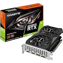 GIGABYTE Geforce RTX 3050 Windforce pci_e Oc 6G 6Gb Gddr6 Graphics Card Gv-N3050Wf2Oc-6Gd