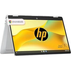 HP Chromebook X360 14, Intel Processor N100, Chrome OS, 14-Inch(35.6 Cm), Hd, Touchscreen, 4Gb Lpddr5, 128Gb Ufs, Intel Uhd Graphics, 720P Hd Camera W/Privacy Shutter(Silver, 1.37 Kg), Cd0011Tu