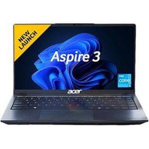 Acer Aspire 3, 13th Gen, Intel Core i3-1305U, 8GB RAM, 512GB SSD, Full HD 14"/35.56cm, Windows 11 Home, Steel Gray, 1.45KG, A324-53, WiFi 6, Intel Graphics, 65W Battery Laptop