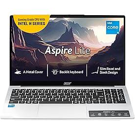 Acer Aspire Lite, 12th Gen, Intel Core i5-12450H Processor(16 GB RAM/1 TB SSD) IPS FHD, 15.6"/ 39.6cm, Windows 11 Home, Pure Silver, 1.7 Kg, AL15-52H, Backlit Keyboard Laptop
