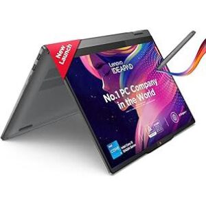 Lenovo Smartchoice Ideapad 5 2-in-1 13th Gen Intel Core i5-13420H (16GB RAM/512GB SSD/Windows 11/Office Home 2024/WUXGA IPS/14 (35.5cm)/Touchscreen 2-in-1/3Mon.Game Pass/Grey/1.6kg), 83KX0059IN Laptop