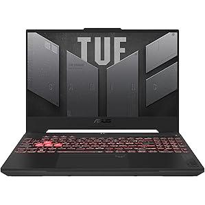 ASUS TUF Gaming A15,AMD Ryzen 7 7435HS Gaming Laptop(NVIDIA RTX 4060-8GB/140W TGP/16GB RAM/512GB SSD/FHD/15.6"/144Hz/Windows 11/M365 Basic (1Year)*/Office Home 2024/Mecha Gray/2.20 Kg)FA507NVR-LP204WS
