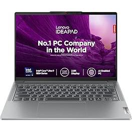Lenovo IdeaPad Pro 5 Intel Core Ultra 9 185H Built-in AI 14" (35.5cm) 2.8K OLED 400Nits 120Hz Laptop (32GB RAM/1TB SSD/Windows 11/Office Home 2024/1Yr ADP Free/Grey/1.46Kg), 83D2004XIN