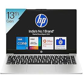 hp Professional 14, 13th Gen Intel Core i5-1334U Turbo Boost, 16GB DDR4, 1TB GB SSD, (Win 11 Pro, MSO 21Pro, Silver Gray, 1.49kg), 14 inch Laptop, UHD Graphics, Backlit KB, 240 G10